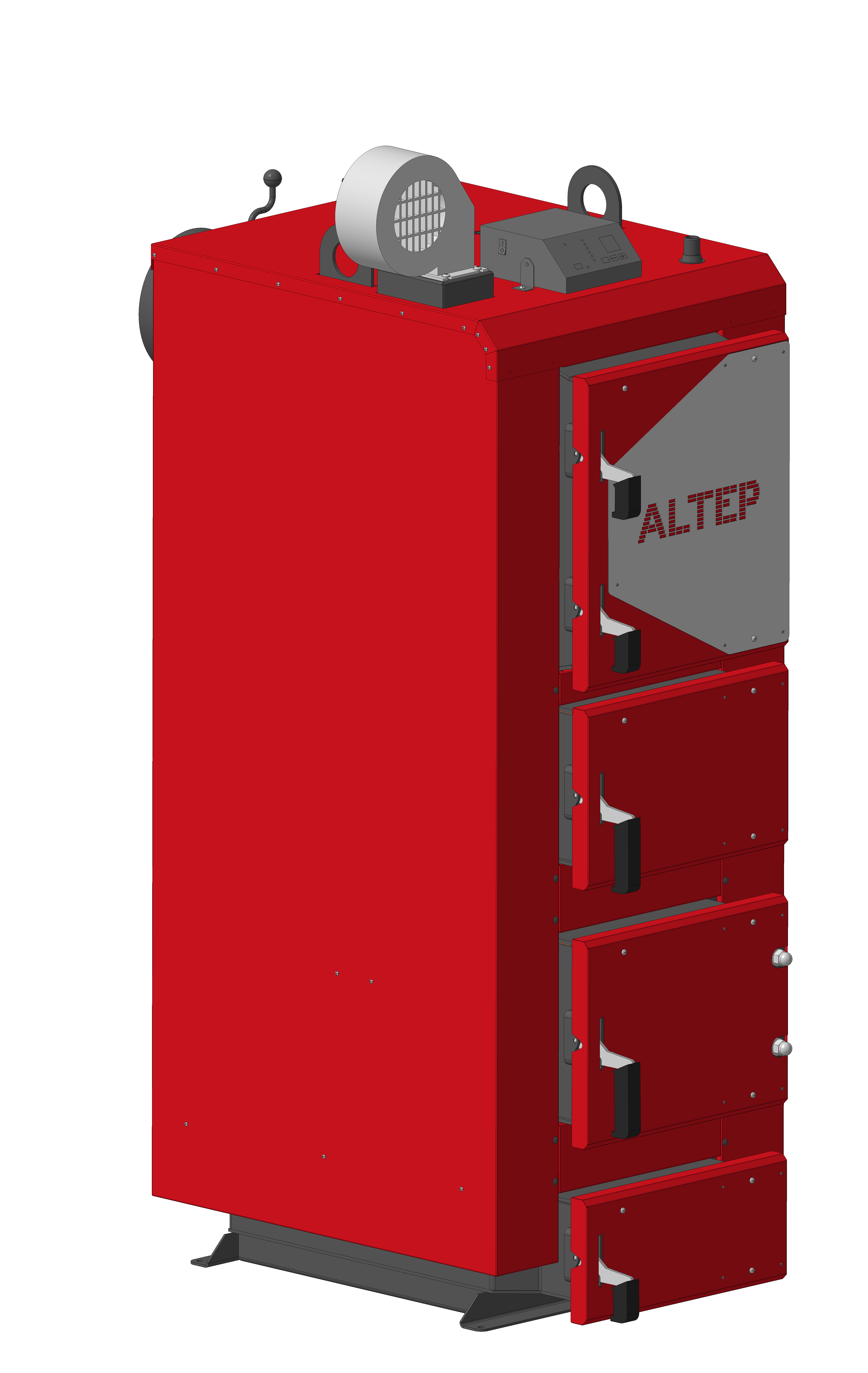 Котел опалювальний твердопаливний водогрійний "ALTEP" KT-2E-N-75 кВт (DUO UNI Plus комплект)